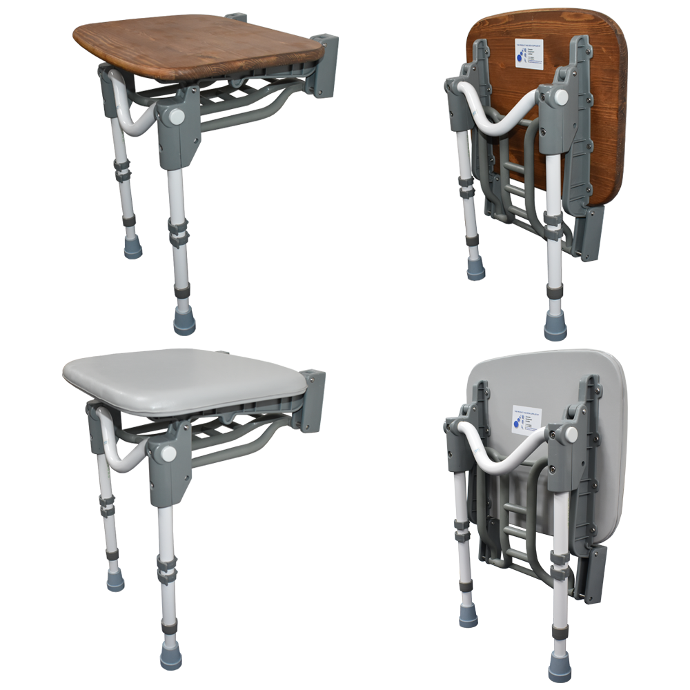 Tip Up Lift Car Seat Wooden Seat Or Padded Elevator Equipment